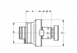 TYPE B FACE MILLING ADAPTERS(C-XMB)