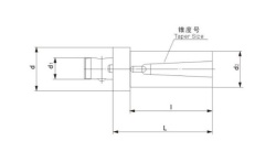 MORSE TAPER SHANK MODULAR WITH TANG (21C-M)