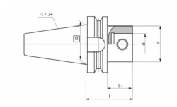 TOOL TAPER SHANK FOR AUTOMATIC TOOL CHANGE（BT）