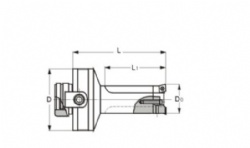 BORING HEAD WITH TWIN CUTTER