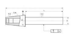 MASTER GAGE WITH 7-24 TAPER SHANK