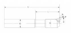 EXTENSION BAR FOR MICRO-CUT BORING COLLET(-TQW)