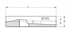 EXETENSION BAR FOR MORSE TAPER(-M)