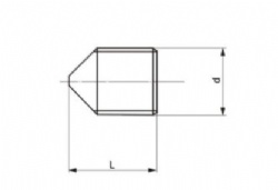 OUTER TAPER SCREW